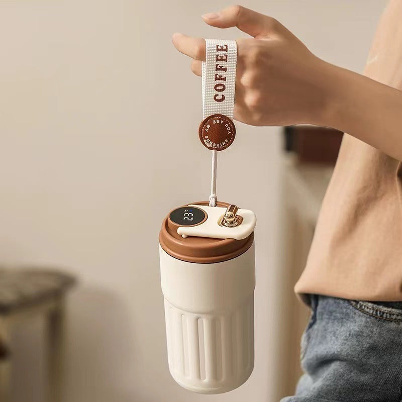TAZA TÉRMICA INTELIGENTE CON PANTALLA LED